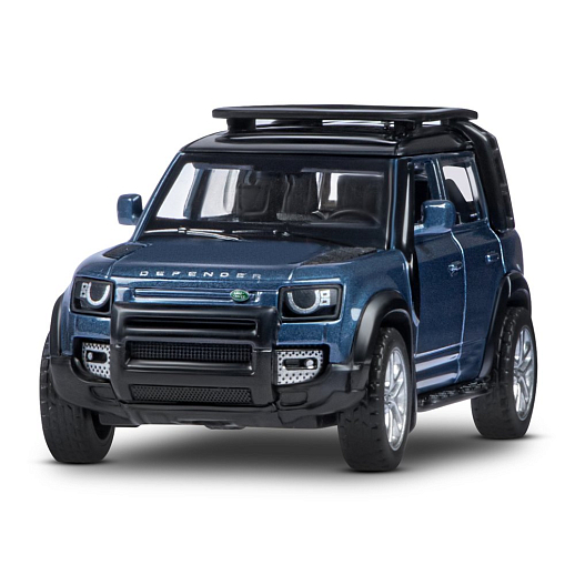 ТМ "Автопанорама" Машинка металл. 1:43 2020 Land Rover Defender 110, синий, инерция, откр. двери, в/к 17,5*12,5*6,5 см  в Джамбо Тойз #6