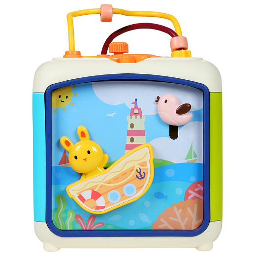 ТМ "Smart Baby" Развивающая игрушка "Умный куб" цвет оранжевый, 45 звуков и мелодий, в/к 19,5x19,5x23,5 см в Джамбо Тойз #14