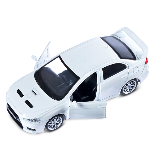 ТМ "Автопанорама" Машинка металлическая, 1:41, Mitsubishi Lancer Evolution, белый, откр. двери, в/к 17,5*12,5*6,5 см в Джамбо Тойз #13