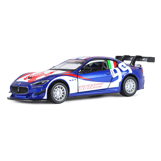 ТМ "Автопанорама" Машинка металл., 1:32 Maserati Gran Turismo MC GT4, синий, инерция, свет, звук, откр. двери, в/к 17,5*13,5*9 см в Джамбо Тойз #4
