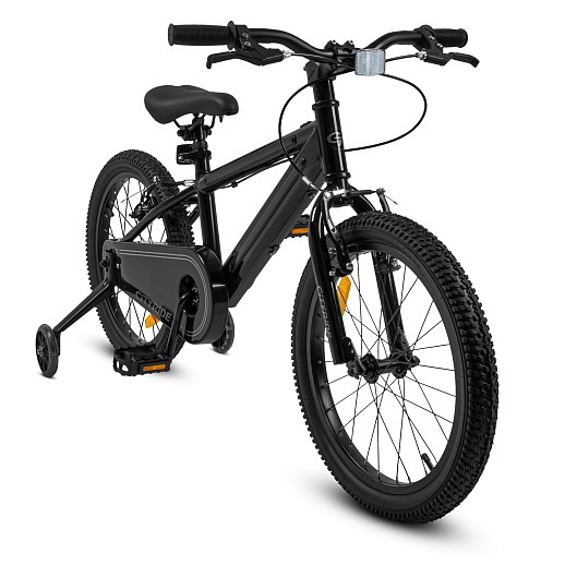 Велосипед двухколесный CITYRIDE, модель CR-B2-10FU, рама сталь, колеса алюминий 18", v-brake тормоза, встроенная в раму подсветка, балансирные колеса, цвет чёрный в Джамбо Тойз #7