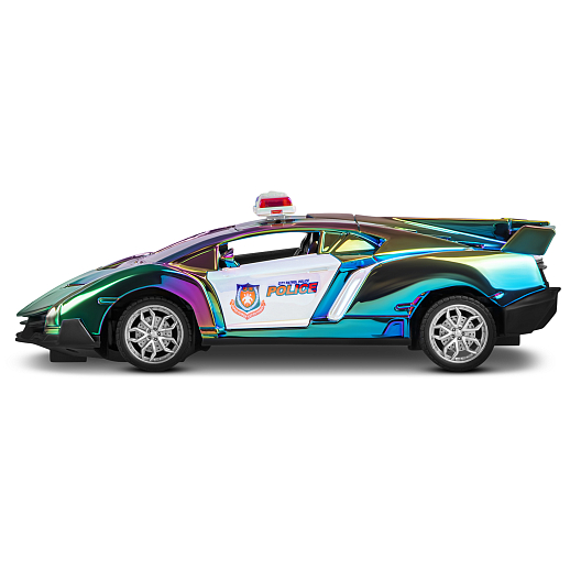 Р/У машинка 1:24,5 каналов,двери откр. с пульта,свет,цвет черный бензин,в/к 30,3х7,7х12см в Джамбо Тойз #11