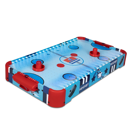 ТМ "Компания друзей" Настольная игра аэрохоккей, питание от батареек + USB, со светом, 60*32*8 см, в/к в Джамбо Тойз #2