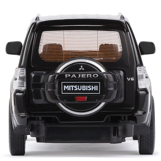 ТМ "Автопанорама" Машинка металлическая 1:33 Mitsubishi Pajero 4WD Turbo, черный, откр. двери, капот и багажник, свет, звук, инерция, в/к 19*9*7 см в Джамбо Тойз #9
