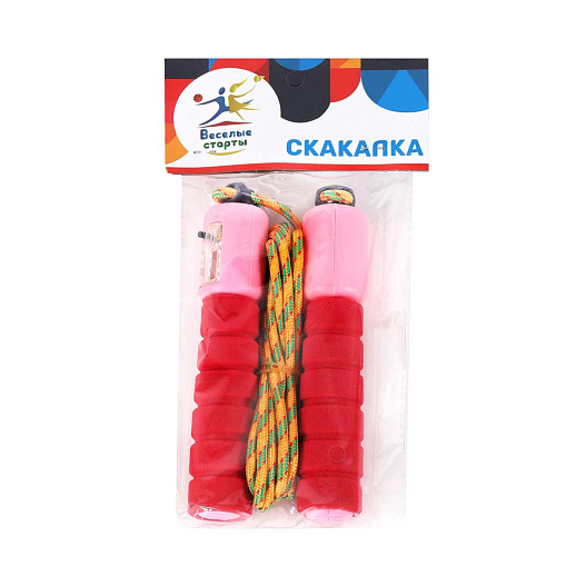 Скакалка, 2.8м, ручки ЭВА со встроенным счетчиком,  веревка лавсан в Джамбо Тойз #3