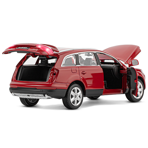 ТМ "Автопанорама" Машинка металлическая 1:24 Audi Q7, бордовый, откр. двери, капот и багажник, свободный ход колес, в/к 24,5*12,5*10,5 см в Джамбо Тойз #15