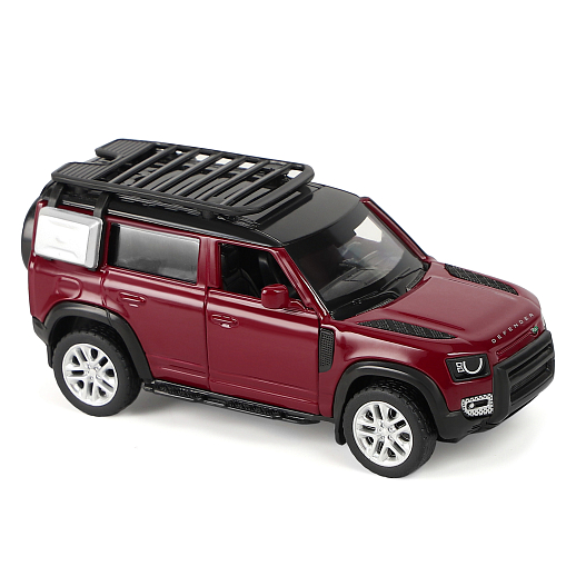 Игрушка для детей: Машинка металлическая 1:43 Land Rover, цвет красный, инерция, артикул JB1251744 в Джамбо Тойз #2