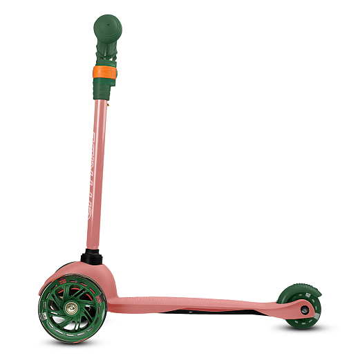 Самокат трехколесный CityRide, пакет, Дека: PP+нейлон, колеса PU 120/76 свет, руль  металл телеск., цвет оранжевый в Джамбо Тойз #3