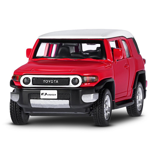 ТМ "Автопанорама" Машинка металлическая 1:43 Toyota FJ Cruiser, красный, откр. двери, инерция, в/к 17,5*12,5*6,5 см в Джамбо Тойз #5