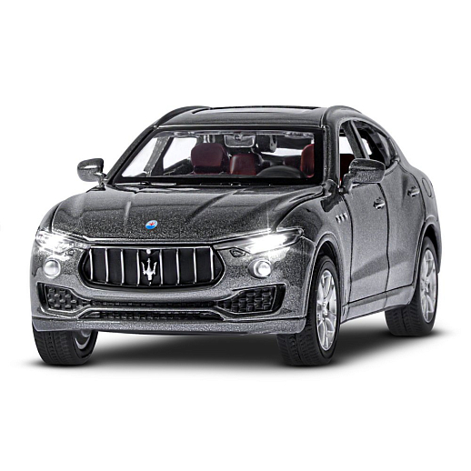 ТМ "Автопанорама" Машинка металл.1:32 Maserati Levante SUV, серый, откр. двери и капот, свет, звук, инерция в/к 18*9*13,5 см в Джамбо Тойз #6