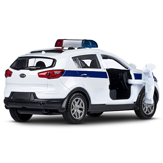 ТМ "Автопанорама" Машинка металлическая 1:39 KIA SPORTAGE R, Полиция, откр. двери, инерция, в/к 17,5*12,5*6,5 см в Джамбо Тойз #12