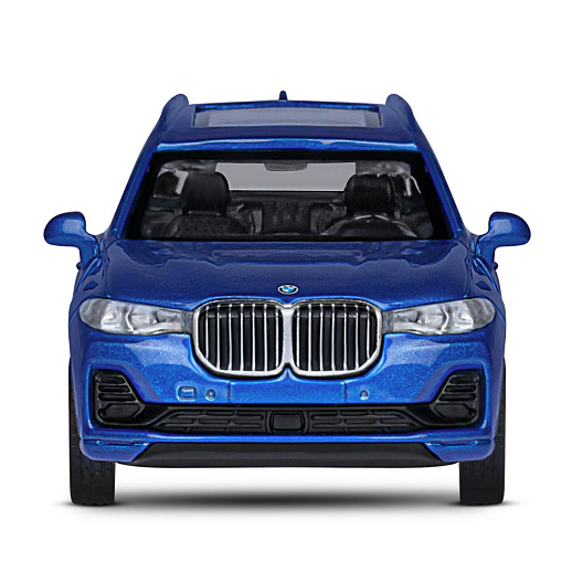 ТМ "Автопанорама" Машинка металлическая 1:44, BMW X7, синий, откр. двери, инерция, в/к 17,5*12,5*6,5 см в Джамбо Тойз #10