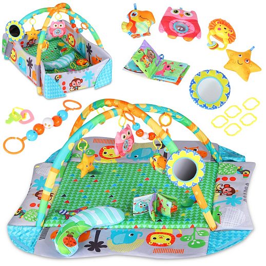 ТМ "Smart Baby" Коврик развивающий "Путешествие в Африку", в/к 66х10х50,5 см в Джамбо Тойз #10