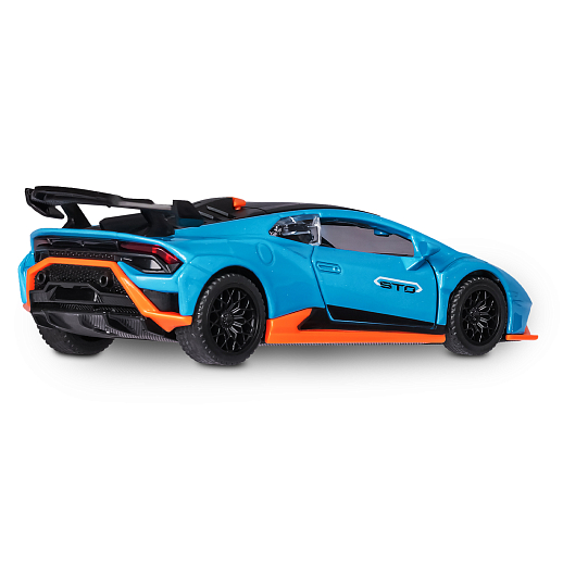 ТМ "Автопанорама" Машинка металл. 1:40 Lamborghini STO, голубой, инерция, откр. двери, в/к 17,5*12,5*6,5 см в Джамбо Тойз #8