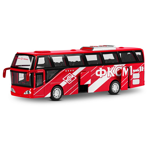 Металлический автобус ФК Спартак, 25*9*7 см, в/к в Джамбо Тойз #5