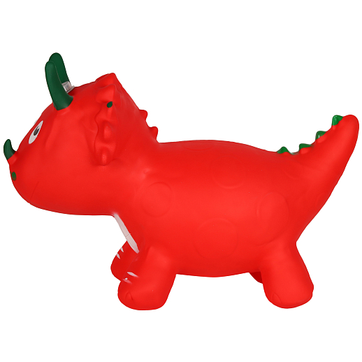 Животное-прыгун "Динозавр" со звуком, 1575г, ПВХ, цвет красный, 42*41*46 см в Джамбо Тойз #2