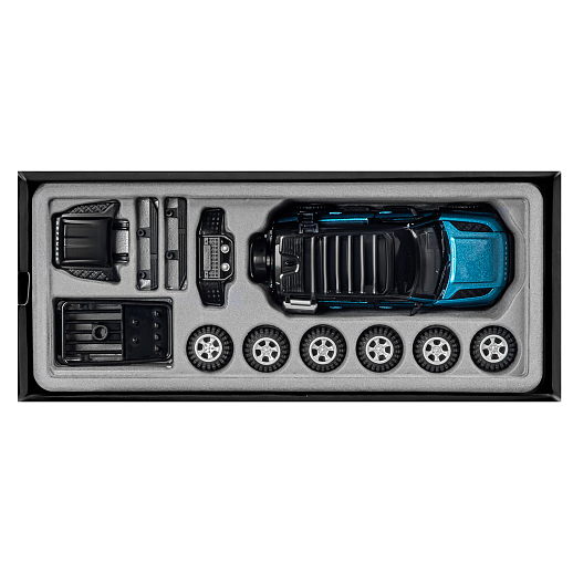 ТМ "Автопанорама" Машинка металлическая 1:43 2020 Land Rover Defender 110, синий, тюнинг, откр. двери, свободный ход колес, в/к 23,5*10*4 см в Джамбо Тойз #12