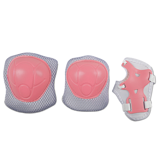 Набор роликов-квадов CITYRIDE, с принтом кошки, шлем, комплект защиты, сумка, колёса PU, текстильный мысок, подшипники ABEC7, розовый-белый, в/к 5сл гофорокартон в Джамбо Тойз #20