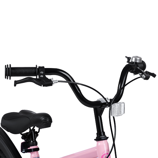 Велосипед двухколёсный CITYRIDE, модель CR-B2-07B, колеса 16", рама сталь, дисковые мех. тормоза, обода сталь, балансирные колёса, цвет розовый в Джамбо Тойз #7