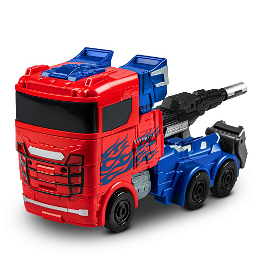 Робот-трансформер,трансформация в красно-синий тягач, цв.красный с синим, в/к 29,5*13,8*14,8см в Джамбо Тойз #2