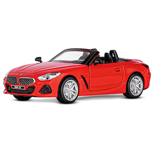 ТМ "Автопанорама" Машинка металлическая 1:30 BMW Z4 M40i, красный, свет, звук,откр. двери, инерция, в/к 19*9*7 см в Джамбо Тойз #17