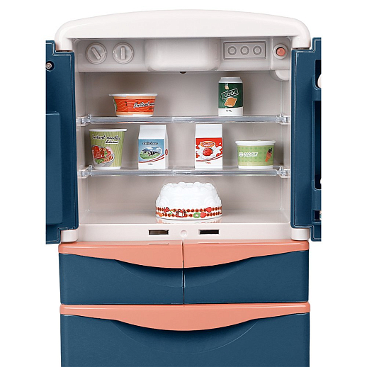Холодильник с продуктами (20 шт.), со звук.и свет.эффект.,пар, в/к 23*10*20 см в Джамбо Тойз #13