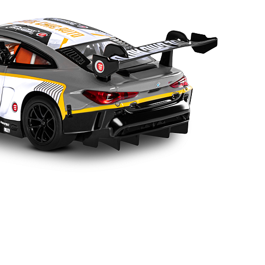 ТМ "Автопанорама" Машинка металлическая, 1:24 BMW M4 GT3, серый, откр. двери и капот, свет, звук, свободный ход колес, в/к 24,5х12,5х10,5 см в Джамбо Тойз #19