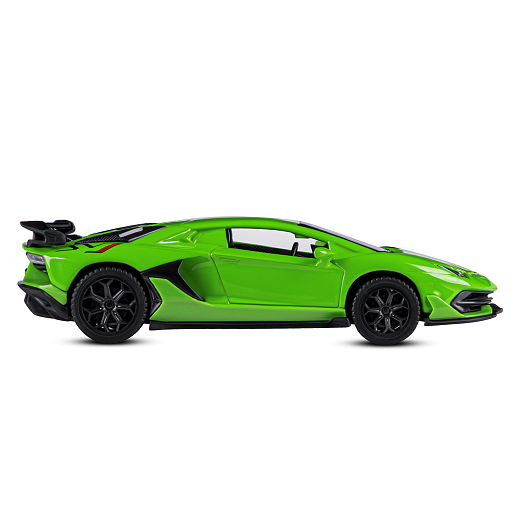 ТМ "Автопанорама" Машинка металл. 1:43 Lamborghini Aventador SVJ, зеленый, инерция, откр. двери, в/к 17,5*12,5*6,5 см в Джамбо Тойз #7