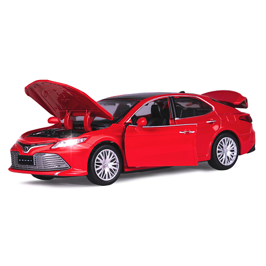 ТМ "Автопанорама" Машинка металлическая 1:34 Toyota Camry, красный, свет, звук, откр. двери, капот и багажник, инерция, в/к 17,5*13,5*9 см в Джамбо Тойз #3
