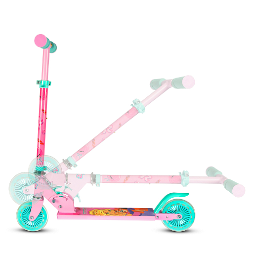 2хкол. самокат CITYRIDE HW 120, ал. 50/50% , t-bar алюм, дека сталь, грипсы 95мм TPR, колеса PVC со светом  120/120 мм в Джамбо Тойз #6