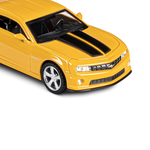 ТМ "Автопанорама" Машинка металлическая  1:43 Chevrolet Camaro SS, желтый, откр. двери, инерция, в/к 17,5*12,5*6,5 см в Джамбо Тойз #14