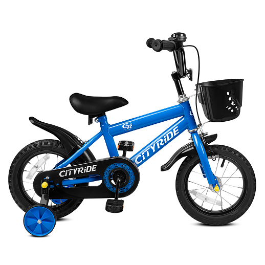 Велосипед двухколёсный CITYRIDE, модель CR-B2-07F51, колеса 12", рама сталь 0,75, колеса сталь, балансирные колеса, цвет голубой в Джамбо Тойз #2