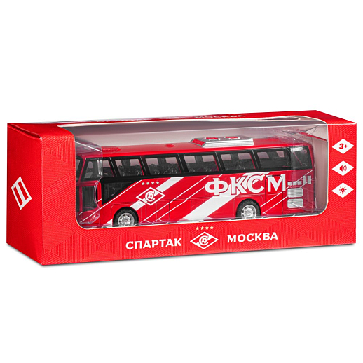 Металлический автобус ФК Спартак, 25*9*7 см, в/к в Джамбо Тойз #11
