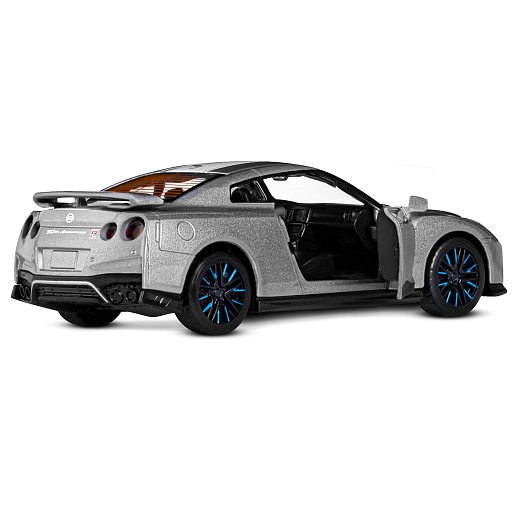 ТМ "Автопанорама" Машинка металлическая 1:32 Nissan GT-R (R35), серый, откр. двери, свет, звук, инерция в/к 18*13,5*9 см в Джамбо Тойз #15