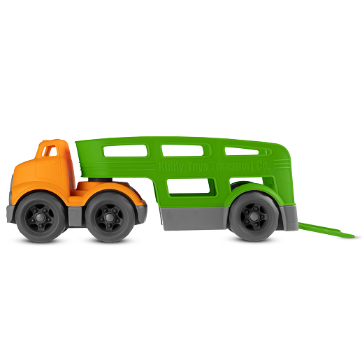 ТМ "Компания Друзей" трейлер оранжево-зеленый, в коробке  32,5х15,5х11,5 см в Джамбо Тойз #10