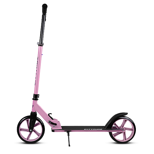 2хкол. самокат CITYRIDE 200, сталь 100%, грипсы 135мм TPR, колеса PU 200/200 мм. Розовый в Джамбо Тойз #6