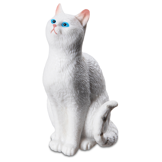 ТМ "DARWIN, Коллекционная фигурка "Кот внимательный" Белый в/п, 3,4*3,8*5,9 см в Джамбо Тойз