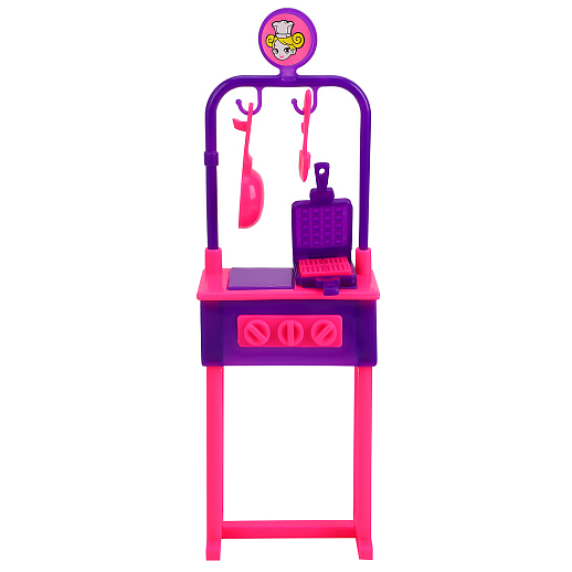 Игровой набор "Шеф-повар", в комплекте кукла с шарнирными руками, мебель, аксессуары, в/к 20*5,6*32,5 см в Джамбо Тойз #10